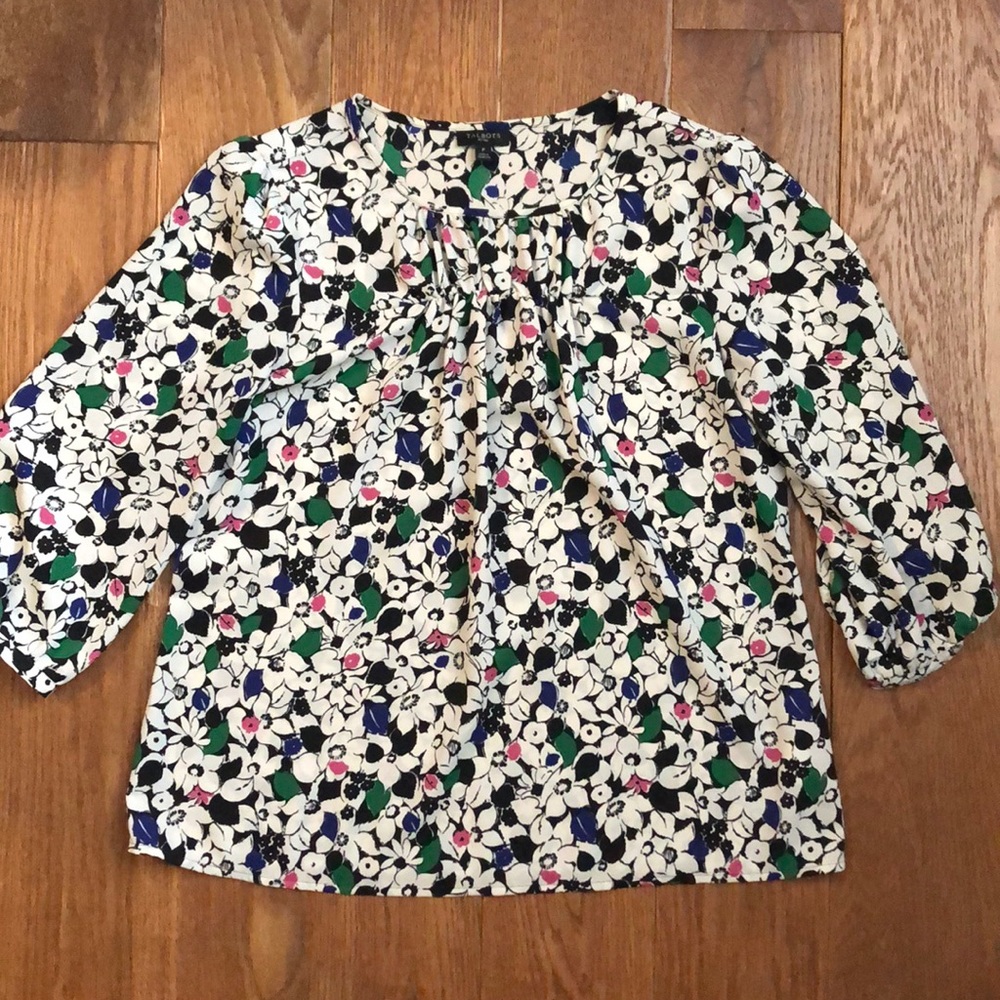 Talbots floral blouse
